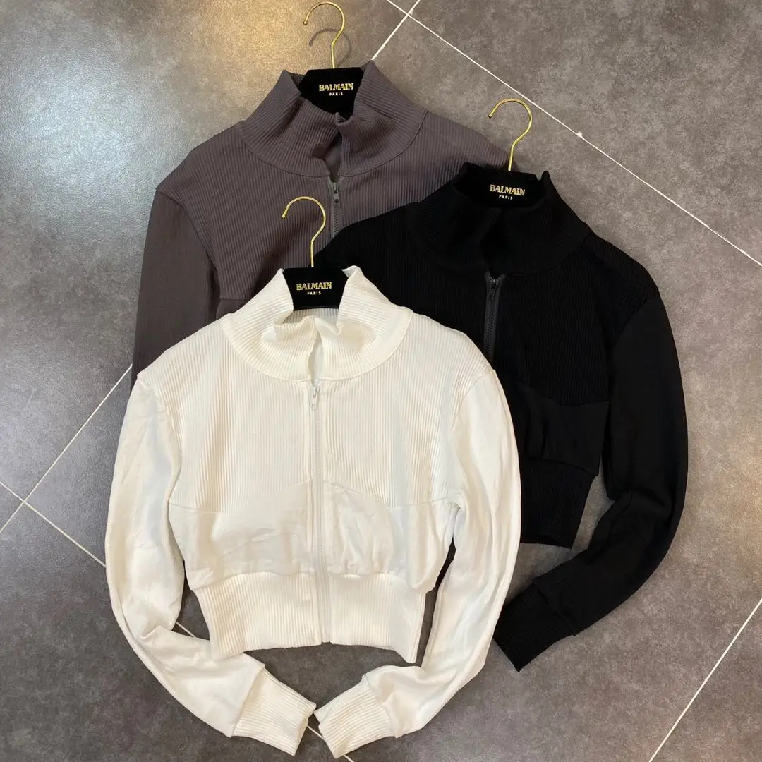 Весна и лето 2020 Новый стоячий воротник с длинным рукавом борьба получение талии