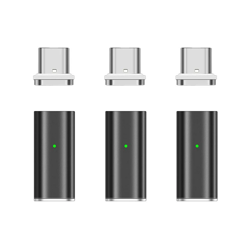 Магнитный адаптер CANDYEIC для iPhone 11 Pro Max XR XS Android type C Micro USB 2,0 адаптер быстрой зарядки