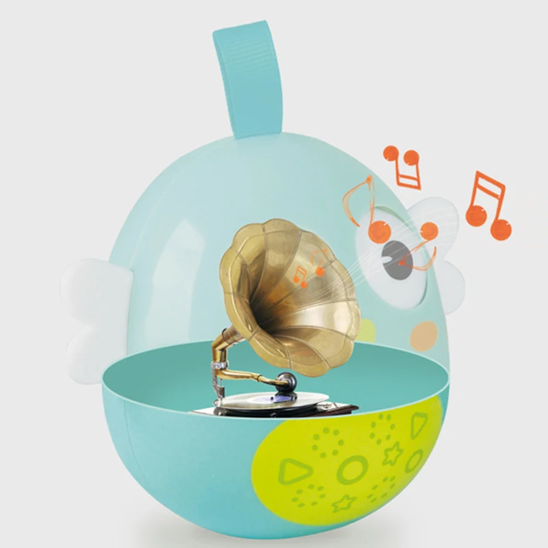 

2021 NEW Penguin Educational Toys Colors Mild The Round Structure Is Smooth Cute Spin Tumbler Comfort Toys For Baby Gift