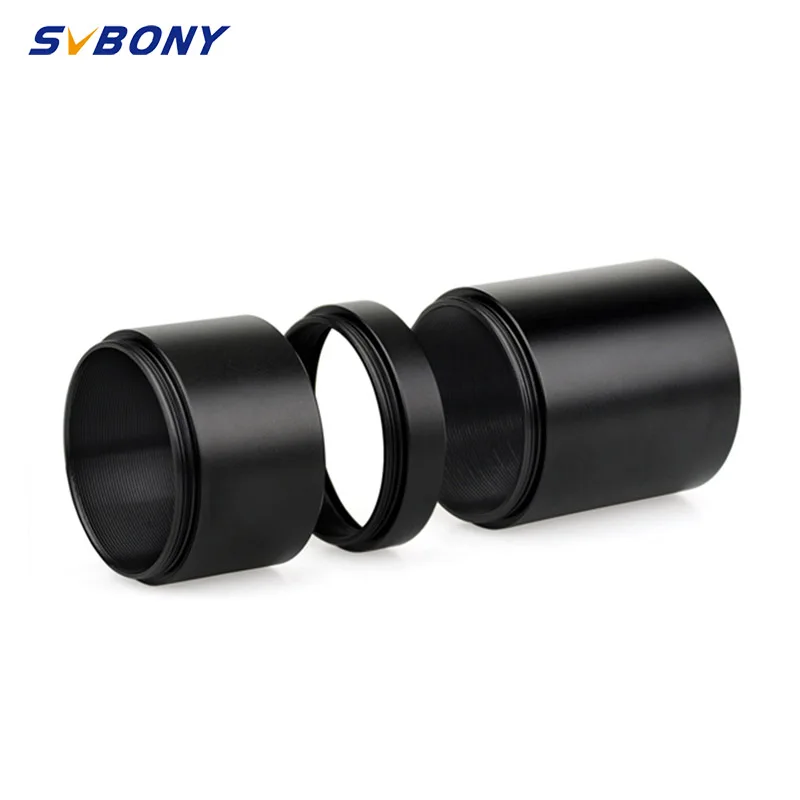 

SVBONY Telescope Photography M42x0.75 Extension Tube Kit T2 Thread for Astronomy Accessories 8mm 25mm 45mm