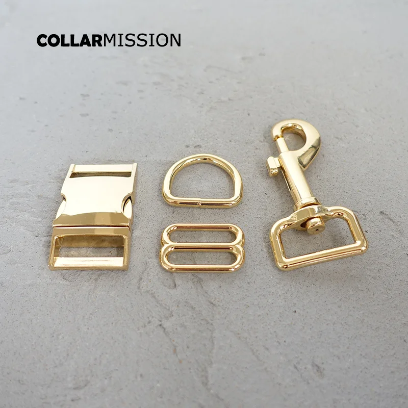 50 шт./лот (металлическая пряжка + Регулируемая D образное кольцо металлическая