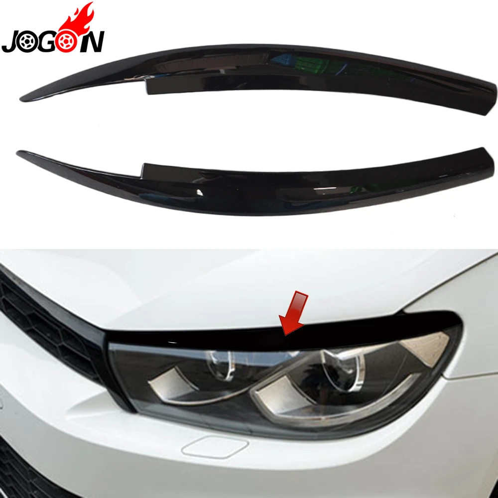 Черный Для VW Volkswagen Scirocco 2009 2017 автомобилей головной светильник головная лампа