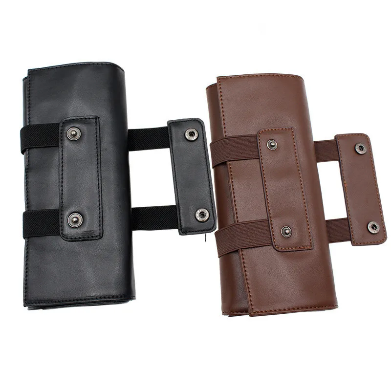 Сумка-ножницы из натуральной кожи чехол для расчески поясная сумка-держатель