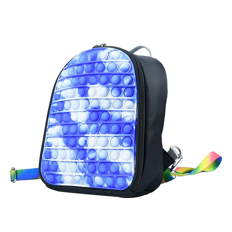 POP-mochila con burbujas para adulto, juguete antiestr&eacute;s suave, blando, antiestr&eacute;s-4