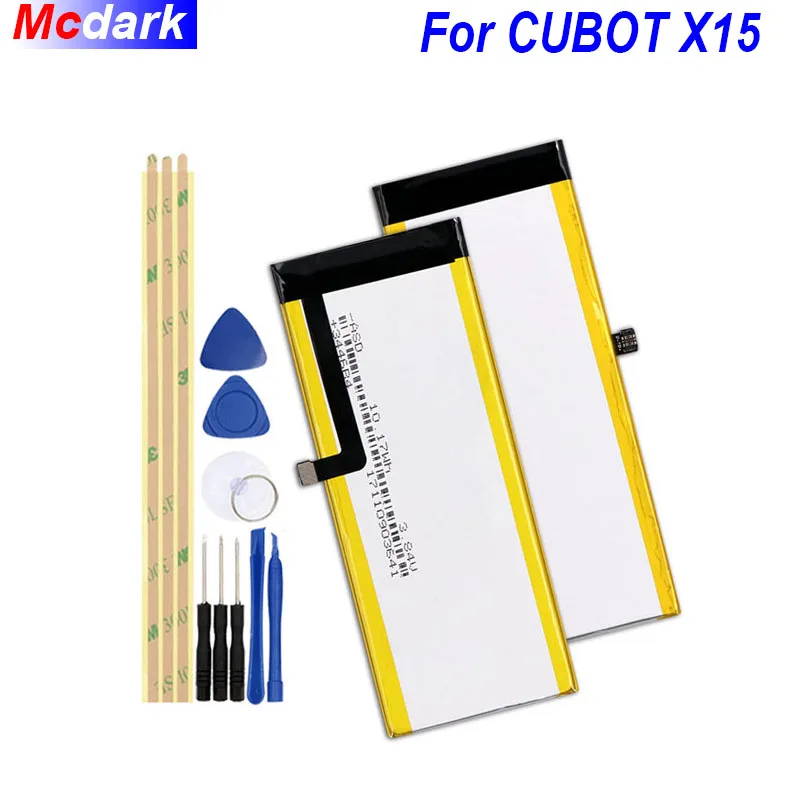 Mcdark 2750 мА/ч Батарея для Cubot X15 мА/ч. аккумулятор аккумуляторная батарея AKKU ACCU PIL