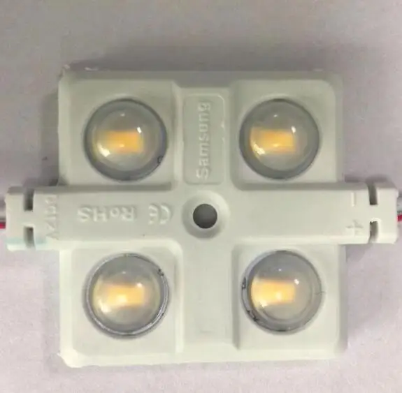 Светодиодный модуль 2 Вт 12 В постоянного тока белый цвет высокая яркость 20 шт.