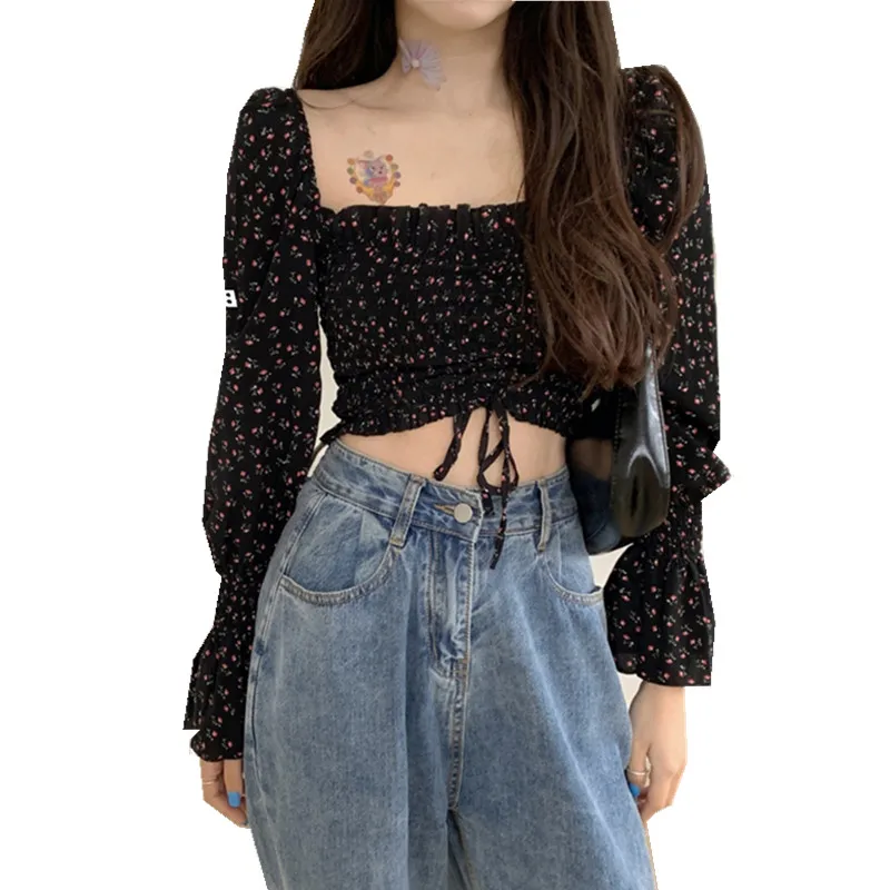 

Дешевая оптовая продажа, Новинка весна-осень 2021, модная повседневная женская блузка для работы, женская верхняя рубашка, Женская офисная бл...