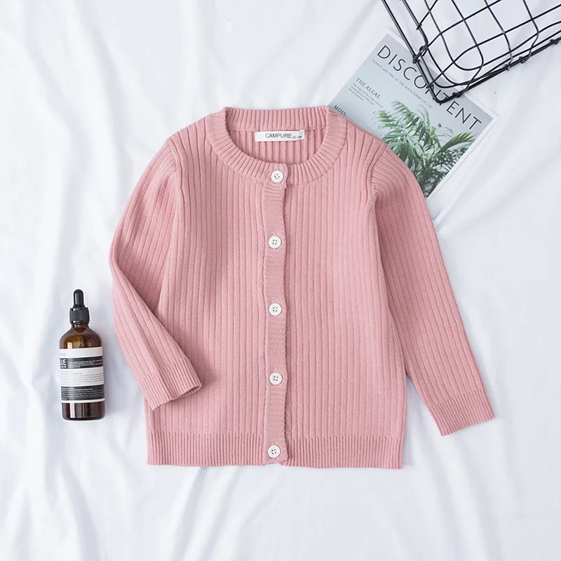 Весна 2020 хлопковый свитер верхняя одежда для маленьких детей вязаный кардиган