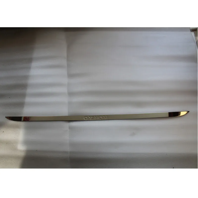 High-quality stainless steel Rear Trunk Door Handle Cover Tail Gate Trim Bezel Molding Styling for Nissan QASHQAI - Цвет: Серебристый