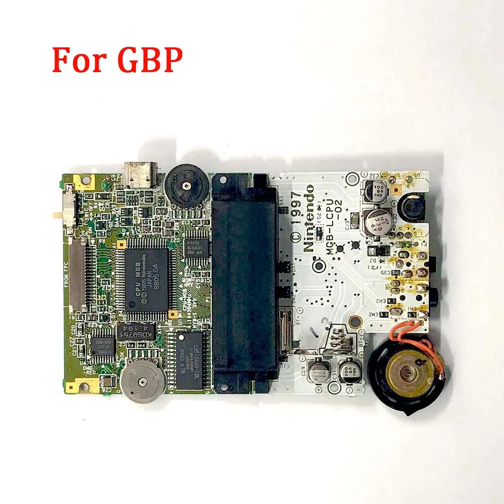 Motherboard For GBP Сменные комплекты жк-экрана для GBP, подсветка экрана с ленточным кабелем для kingd GBP, ЖК-экран, высокий светильник, консоль для геймпада, Новинка - Цвет: Motherboard For GBP