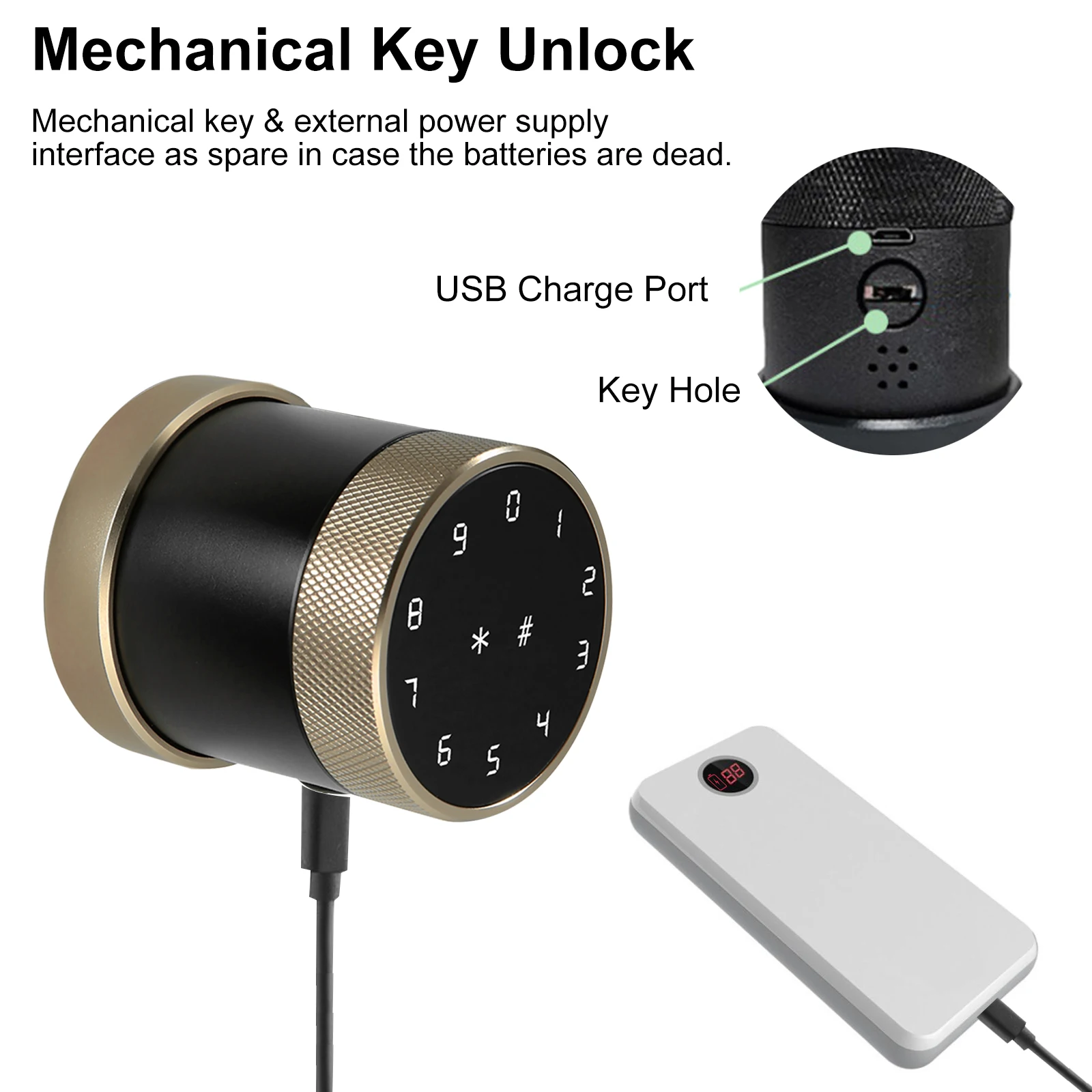 Умная защита от краж безопасности замок двери электронный BT приложение Tuya