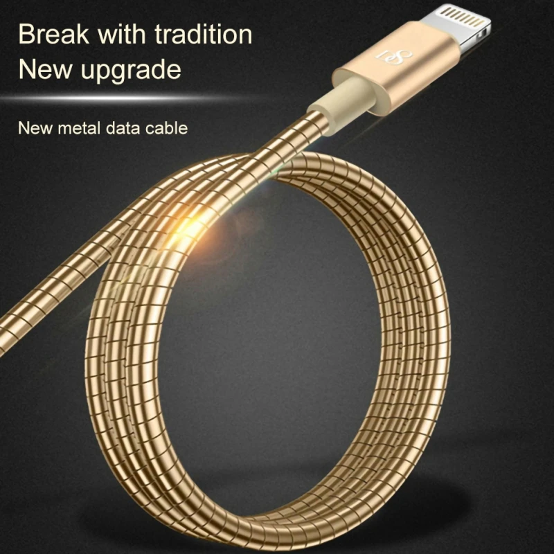 Сертифицированный MFi кабель USB в оплетке из нержавеющей стали высокоскоростной