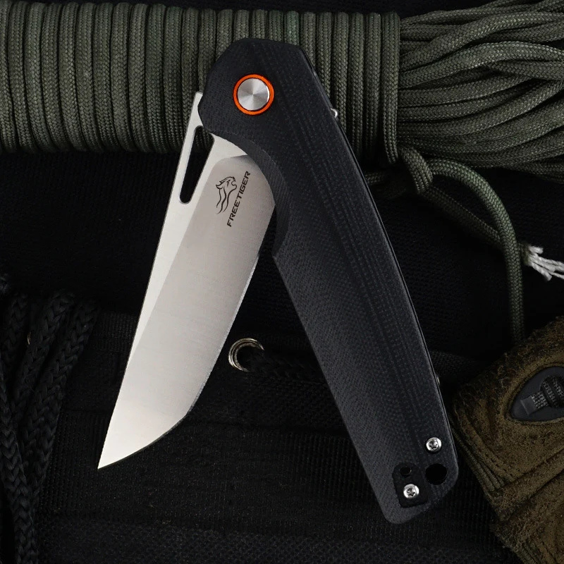 Новый складной нож FREETIGER D2 Steel FT917 маленький карманный для охоты кемпинга