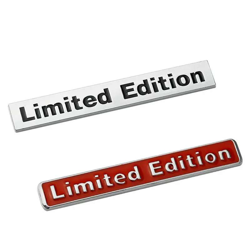 

2 PCS 3D Metal LIMITED EDITION Emblem Badge Car Stickers Decal for BMW Honda Toyota Mercedes Mazda Hyundai Ford Jeep Kia VW