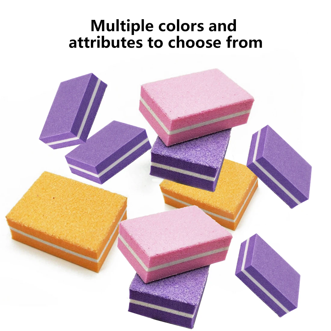 

10/25 шт., двусторонние мини-пилки для ногтей