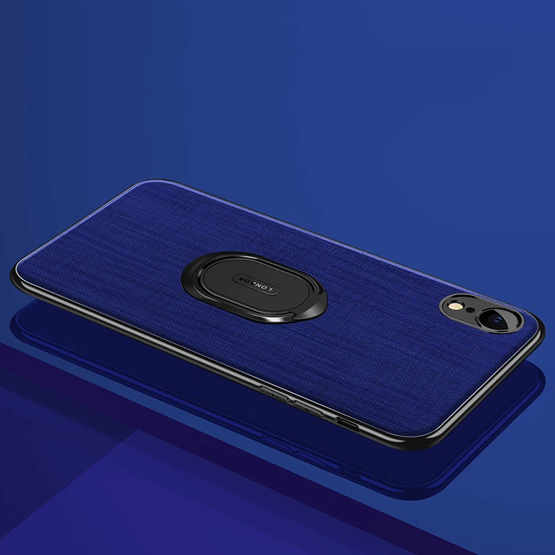 Чехол для телефона на чехле iphone X XS XR Max 8 7 6 6S Plus Магнитный держатель кольцо Крышка