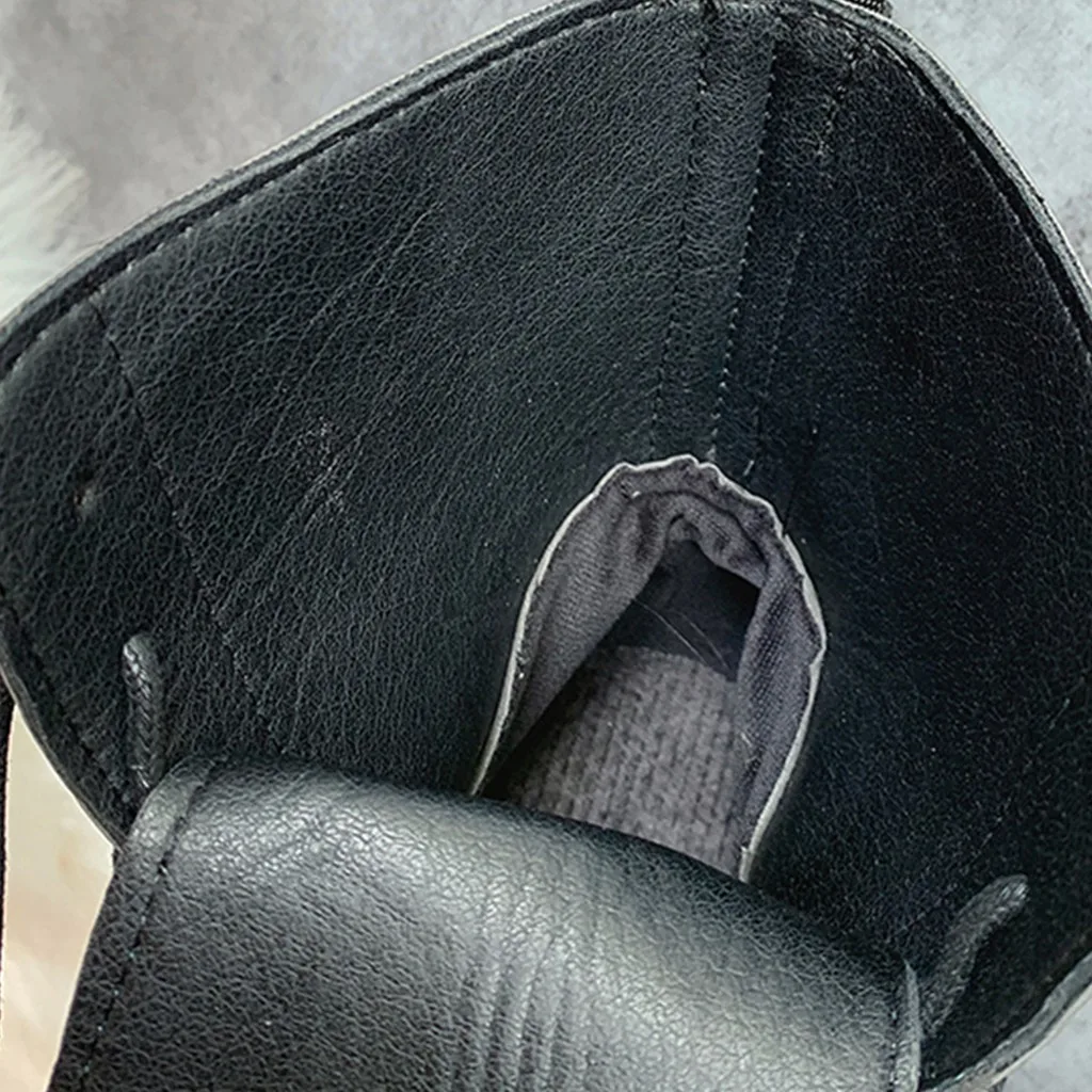 Женские ботильоны martin модные зимние водонепроницаемые ботинки на платформе со