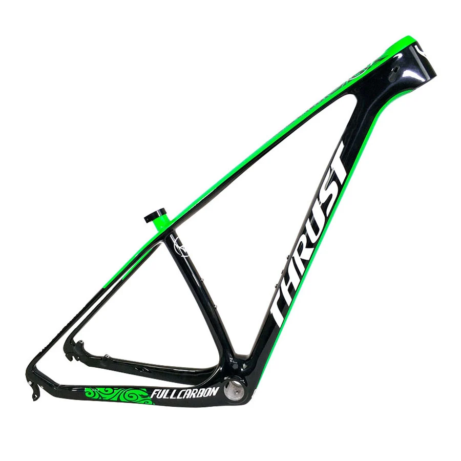 THUST карбоновая mtb рама 29er карбоновая рама для горного велосипеда 15 17 19 T1000 Китай ДЕШЕВАЯ карбоновая рама mtb BB30 BSA 4 цвета