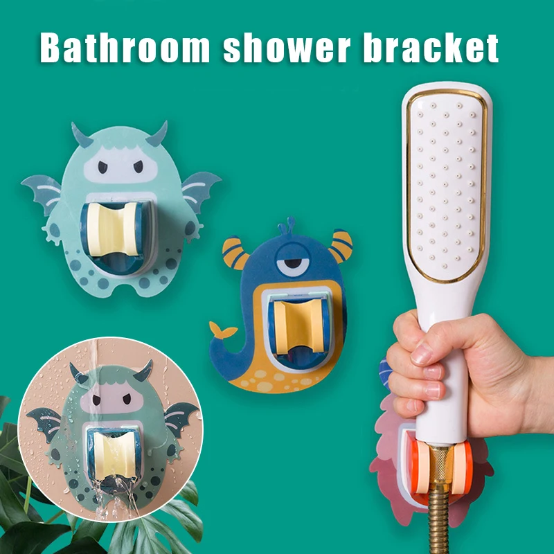 

Shower Head Bracket Adjustable Waterproof Free Of Perforation Strong Viscosity Suitable For Smooth Walls Bathroom Accessories