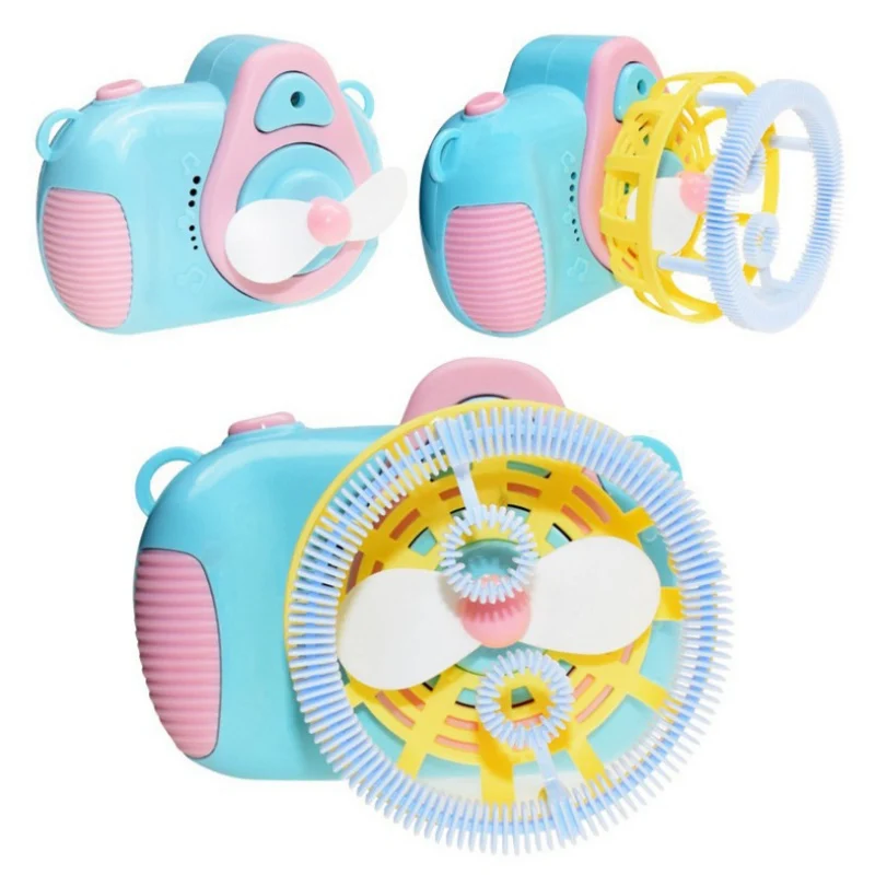 Пузырчатая машина с красивым стилем автоматический вентилятор мыльная пушка