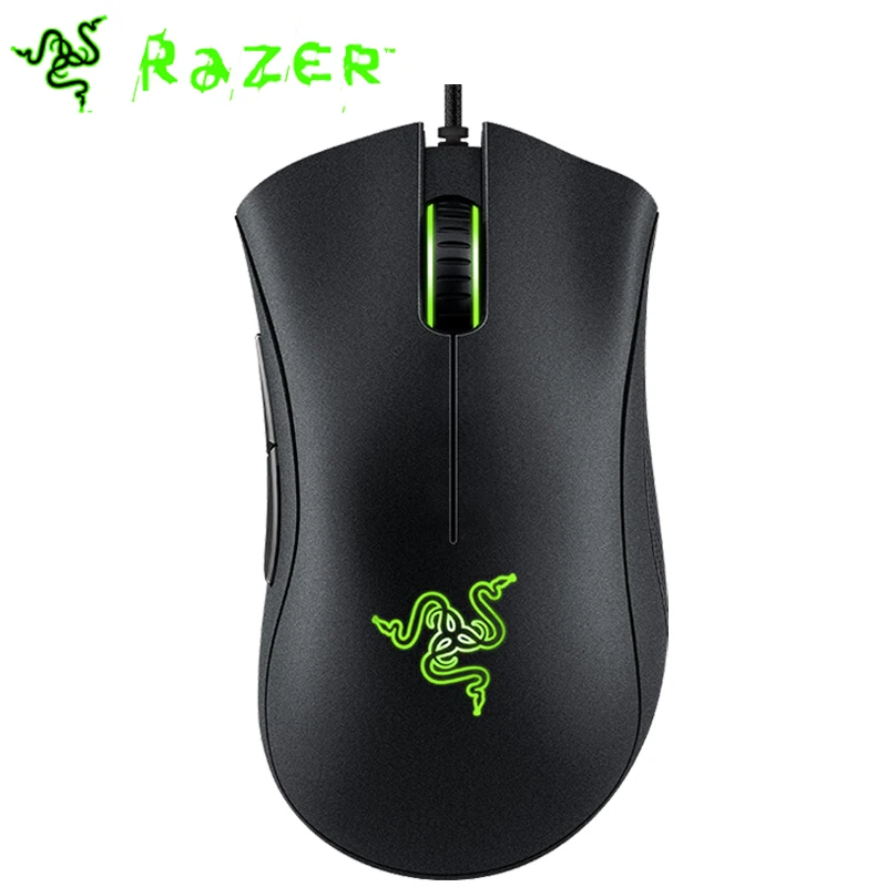 

Razer DeathAdder Essential Wired Gaming Mouse Mice 6400DPI Optical Sensor 5 Independently Programmable Buttons Ergonomic Design