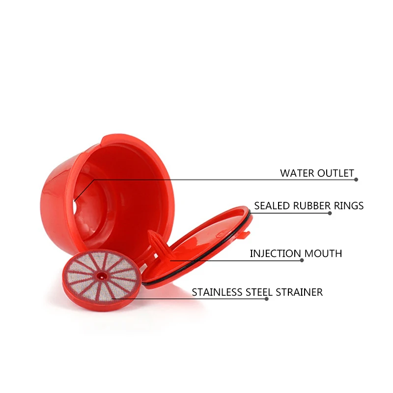 Пищевые полипропиленовые многоразовые кофейные капсулы тамперы из нержавеющей