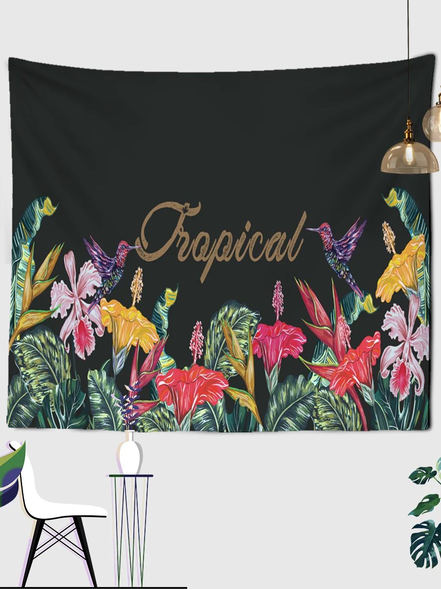 

INS Home DecorColorful Tapestry Psychedelic Bird Tarot Wall Hanging Scenery Wall Cloth