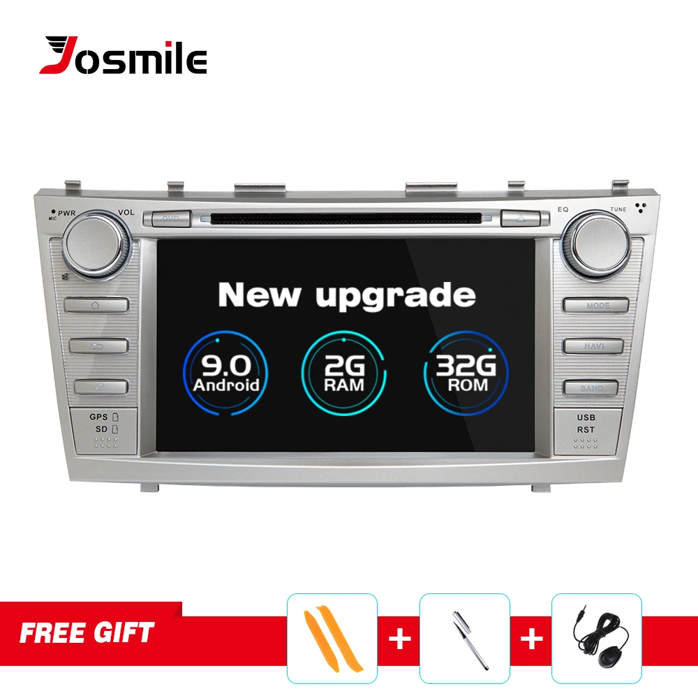 Josmile 2 Din Автомобильный Радио GPS Android 9 0 DVD плеер для Toyota Camry 2007 2008 2009 2010 2011Auroin 2006