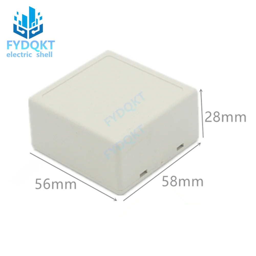 1 шт. Корпус чехол пластиковая коробка монтажная плата проект электронный 56x58x28 мм