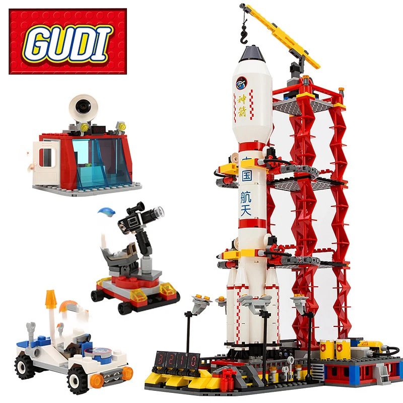 8816 753 шт. Детский конструктор ракетная станция|brick toys|toys fortoys for children |