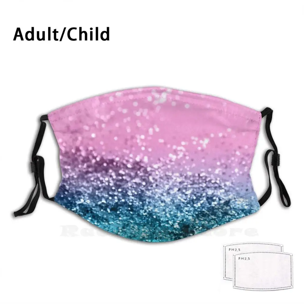 

Tropical Beach Lady Glitter #1 #Shiny #Decor #Art Print Washable Filter Anti Dust Mouth Mask Color Digital Manipulation