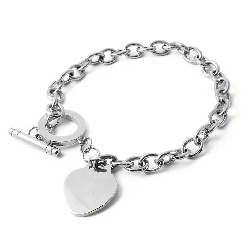 Браслет цепочка из нержавеющей стали для женщин ювелирные изделия элегантные