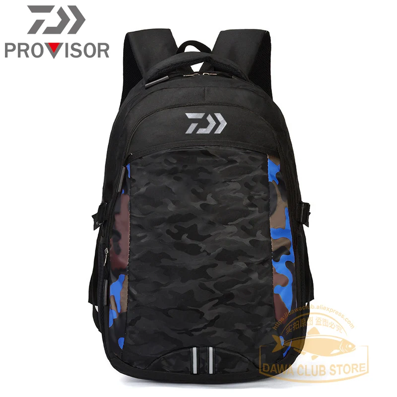 

2020 Night Reflection Warning Fishing Backpack Toolkit Camping Mountaineering Bag Camouflage Fishing DAWA Multipurpose Backpack