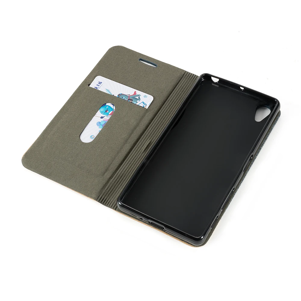 Чехол-книжка для Sony Xperia X флип-чехол из ПУ кожи чехол телефона F5122 F5121 деловой ТПУ