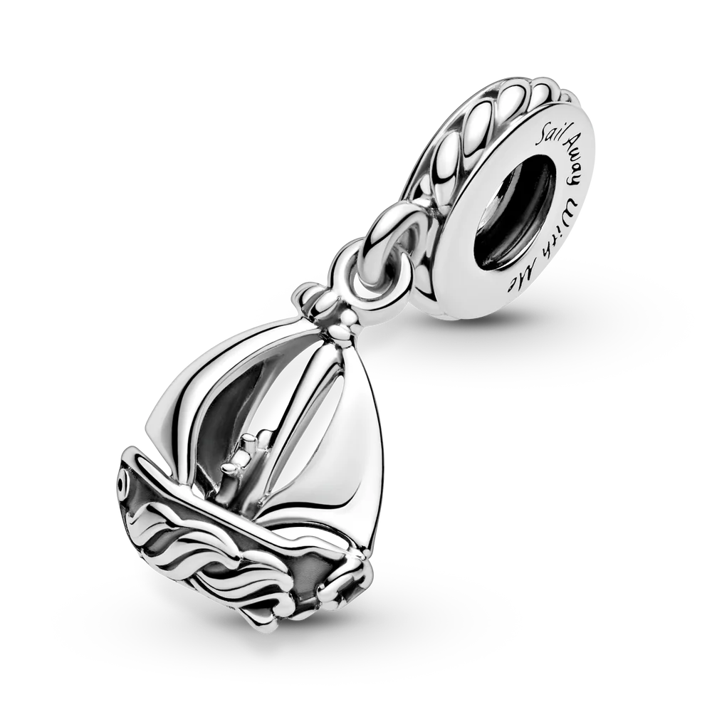 

FORVIONA New 925 Sterling Silver Ocean Sailing Sailboat Beads Pendant Fit Original Bracelet DIY Jewelry Gift for Women