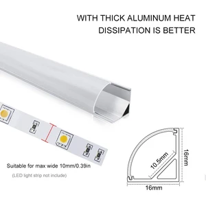 10*1 м v-тип абажур для напольной лампы алюминиевый профиль Угловой книжный шкаф Потолочная люстра светодиодный светильник