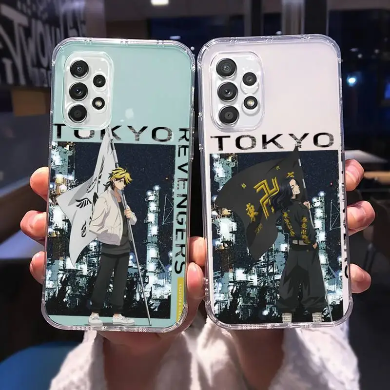 

Luxury Tokyo Revengers Phone Case for Samsung A 51 50 52 12 21s 31 40 70 71 note S 20 10 21 ultra plus fe clear coque shell