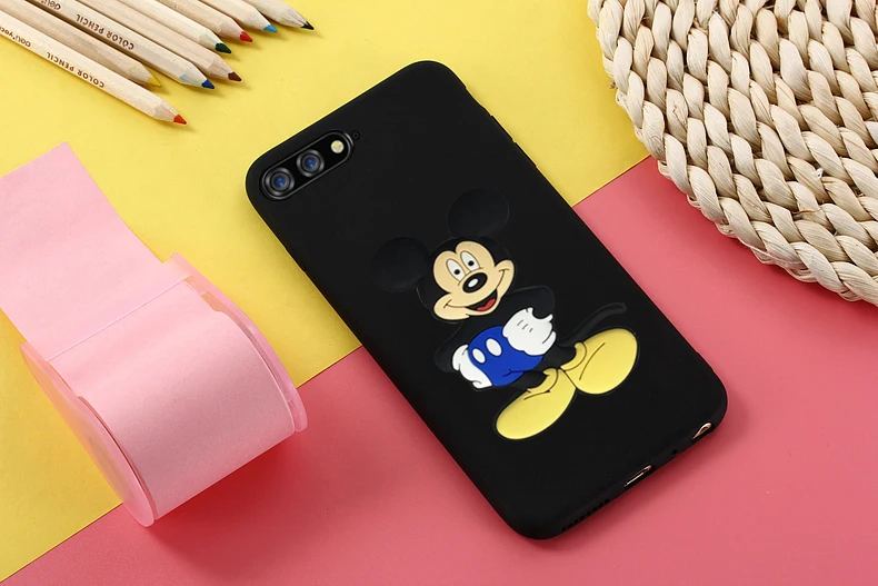 TRISEOLY конфетный TPU чехол для huawei Y5 Y6 Y7 2018 Prime 3D и мультяшным рисунком мальчиков
