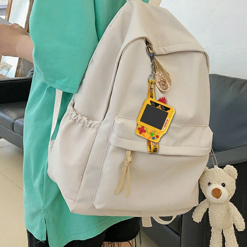 

Mini Backpack Pendant, Game Console, Cute Chicken, W1 Game Handheld, Nostalgic Cute Series, Built-in 99 Games