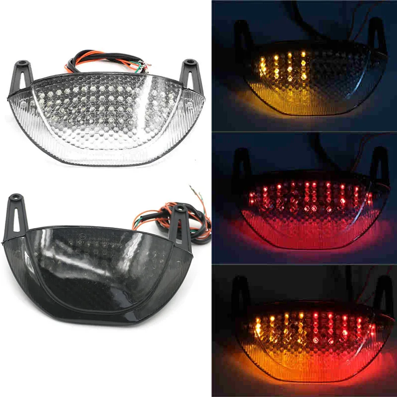 Светодиодный Интегрированный задний фонарь стоп сигнал заднего хода светильник