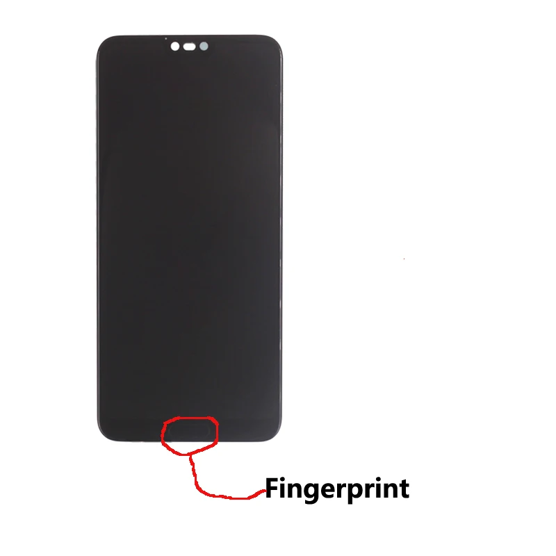 Pantalla LCD Original para Huawei Honor 10, repuesto de pantalla t&aacute;ctil con huella dactilar, COL-L29-4
