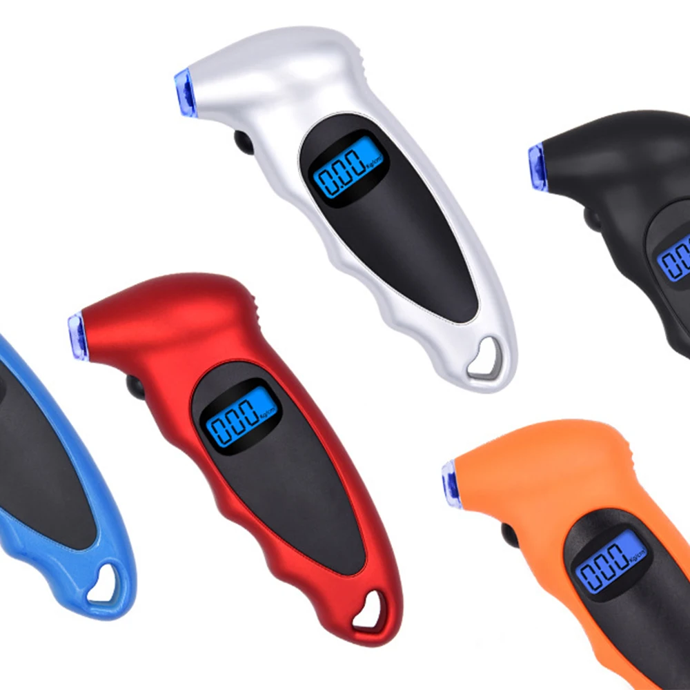 ЖК-дисплей Автомобильный цифровой манометр портативный тестер инструмент для