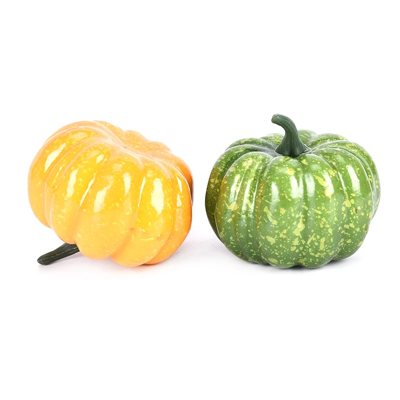 

1Pc Realistic Lifelike Artificial Simulation Pumpkins Fake Display Food Decor Home Party Decor Dollhouse Kitchen Toys