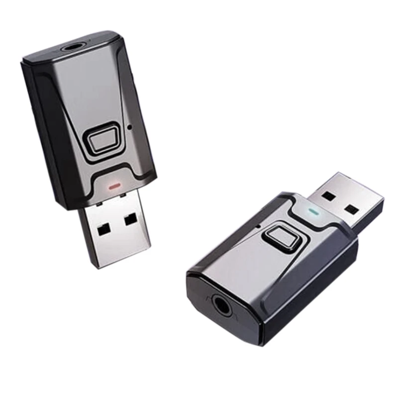 

Bluetooth 5.0 Transmitter and Receiver USB Wireless Audio Combo Bluetooth Audio Receiver for Tv/Car/Home Audio