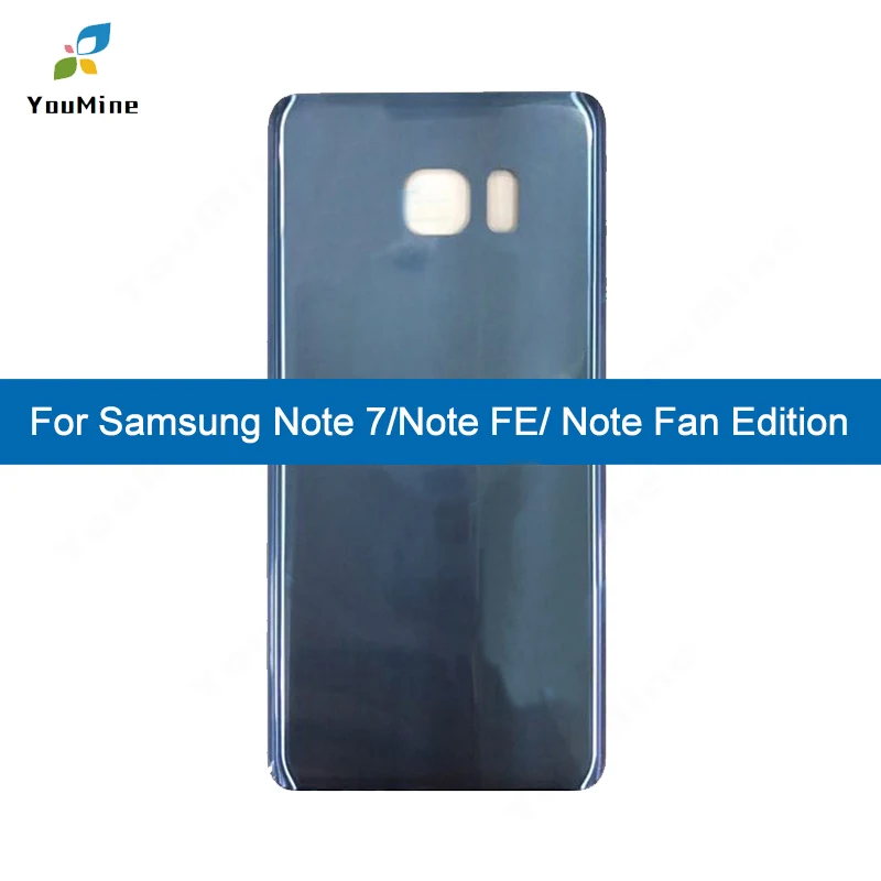 Задний корпус для Samsung Galaxy Note7 note FE 7 задний стеклянный дверной чехол Note Fan Edition