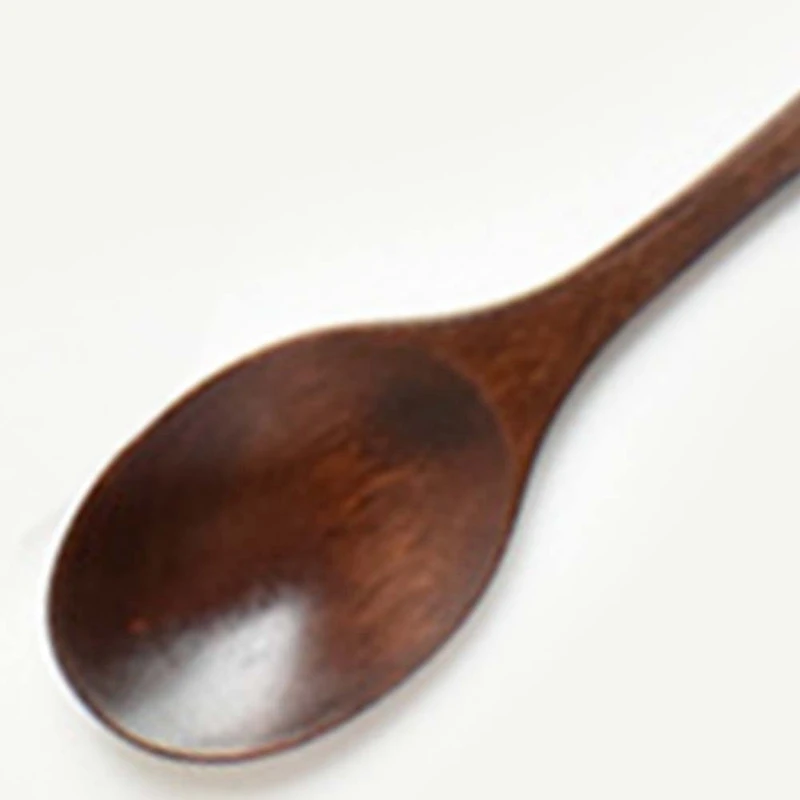 

Wooden Dessert Spoon Stir Spoon Long Handled Smooth Spoons Large Spoon Wood Seasoning Soup Coffee