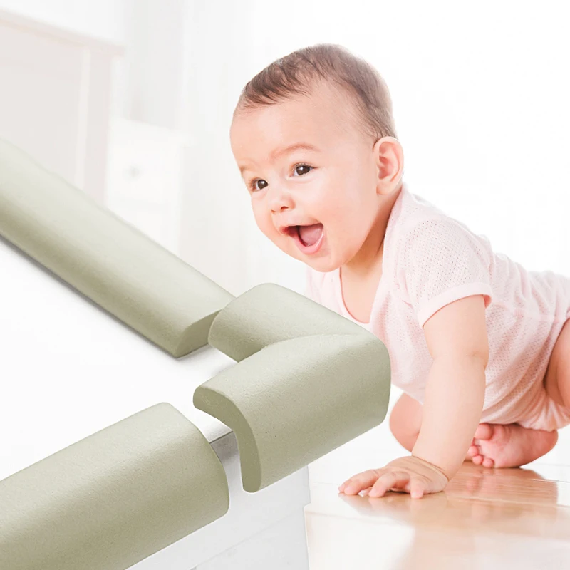 

2021 Soft Baby Safety Desk Table Edge Guard Strip Security L-Shaped Kids Protection Bumper Edge Angle Home Anti-collision Strip