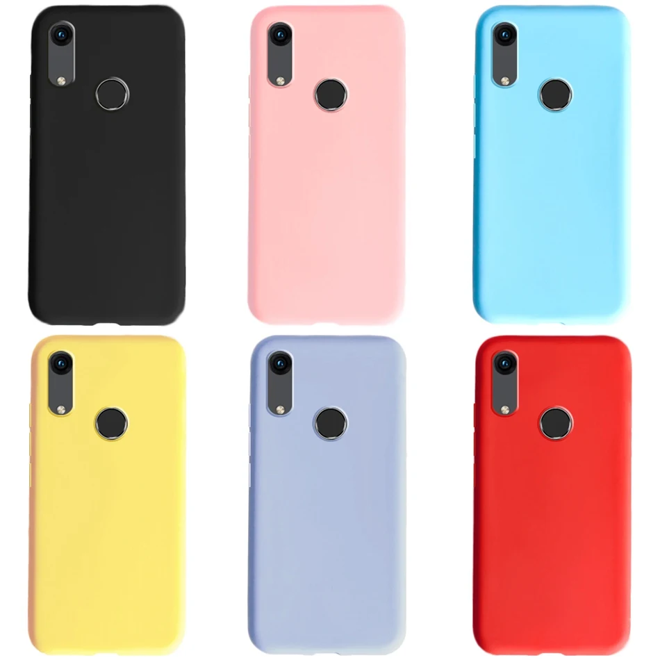 

Candy Color Case For Huawei Honor 8A Case 6.09 Soft Silicone Phone Cover For Huawei Honor 8A Back Case Bumper Honor 8A JAT-LX1