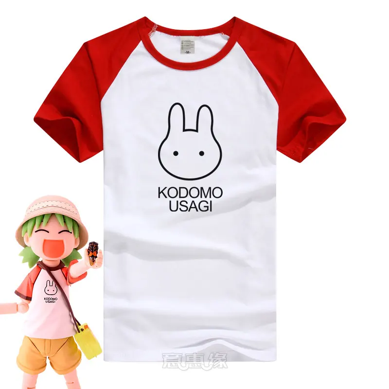 Японское аниме Yotsuba &! Kiyohiko Azuma Kodomo футболка Usagi Cosplay для мужчин женщин пары Летние