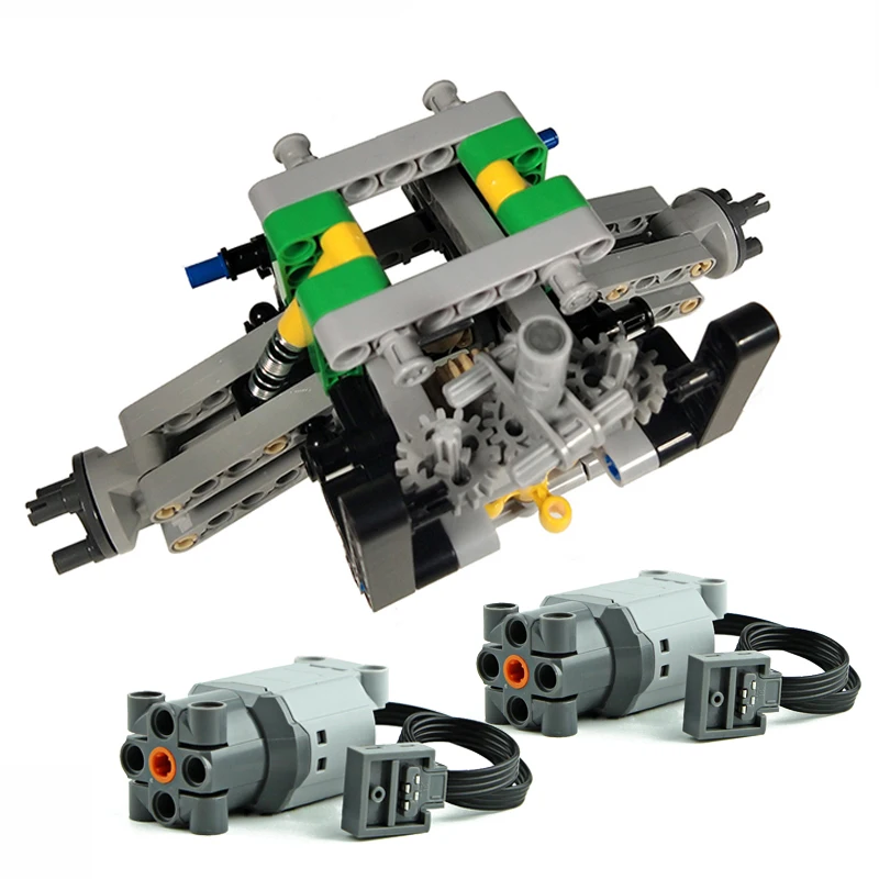 

Высокотехнологичный набор моков, задний дифференциальный амортизатор, подвесная система, Массовые Кирпичи, строительные блоки, игрушки, со...